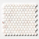 Confetti Honed Hexagon Marble Mosaics 11 5/8x12 3/8