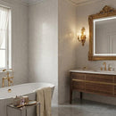 Cotton Multi Finish Hexagon Glass Mosaics 11 3/4x11 1/2