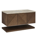 James Martin Marcello 48" Floating Single Bathroom Vanity, Chestnut