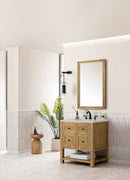 James Martin Breckenridge 30" Single Bathroom Vanity, Light Natural Oak