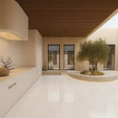 Bianco Crystal Polished Marble Look Porcelain Tiles 24x24