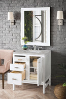 James Martin Addison 30" Single Bathroom Vanity, Glossy White