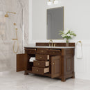 James Martin Brookfield 60" Single Bathroom Vanity, Honey Oak