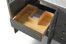 Shelton Bathroom Vanity with Sink and Carrara White Marble Top Cabinet Set Villohome