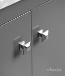 Kayleigh Bathroom Vanity with Sink and Carrara White Marble Top Cabinet Set Villohome