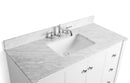 Kayleigh Bathroom Vanity with Sink and Carrara White Marble Top Cabinet Set Villohome