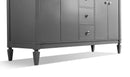 Kayleigh Bathroom Vanity with Sink and Carrara White Marble Top Cabinet Set Villohome