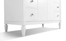 Kayleigh Bathroom Vanity with Sink and Carrara White Marble Top Cabinet Set Villohome