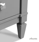 Kayleigh Bathroom Vanity with Sink and Carrara White Marble Top Cabinet Set Villohome