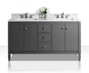 Kayleigh Bathroom Vanity with Sink and Carrara White Marble Top Cabinet Set Villohome
