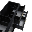 James Martin Lucian 72" Double Bathroom Vanity, Carbon Oak
