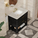 James Martin Lucian 36" Single Bathroom Vanity, Carbon Oak