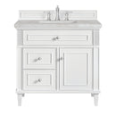 James Martin Lorelai 36" Single Bathroom Vanity, Bright White