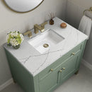 James Martin Chicago 36" Single Bathroom Vanity, Smokey Celadon