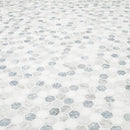 Bellagio Blend Elongated 11.63" x 12" Honed Marble Mesh-Mounted Mosaic Tile Hexagon - MSI Collection