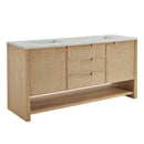 James Martin Solene 72" Double Bathroom Vanity, Seaside Oak