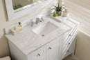 James Martin Palisades 48" Single Bathroom Vanity, Bright White