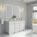 James Martin Bristol 60" Double Bathroom Vanity, Bright White
