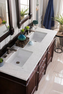 James Martin Brittany 60" Double Bathroom Vanity, Burnished Mahogany