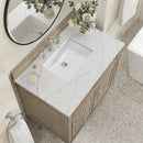 James Martin Lorelai 36" Single Bathroom Vanity, Whitewashed Oak