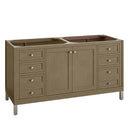 James Martin Chicago 60" Double Vanity Cabinet, Walnut Whisper