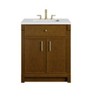 James Martin Bellshire 30" Single Bathroom Vanity, Honey Oak