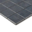 Dark Flow Matte Straight Joint 2x2 Porcelain Mosaics 12x12