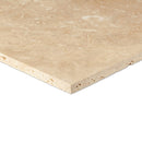 denizli beige travertine tile 18x18 Honed Filled 10071420 profile view