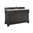 James Martin Brookfield 60" Single Bathroom Vanity, Black Onyx