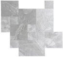 Aegean Royal Gray Tumbled Marble Pavers