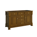 James Martin Brookfield 60" Double Bathroom Vanity, Honey Oak