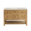 James Martin Breckenridge 48" Single Bathroom Vanity, Light Natural Oak