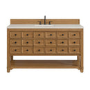 James Martin Malibu 60" Single Bathroom Vanity, Amber Birch