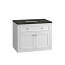 James Martin Chicago 36" Single Bathroom Vanity, Glossy White