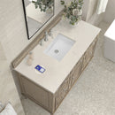 James Martin Lorelai 48" Single Bathroom Vanity, Whitewashed Oak