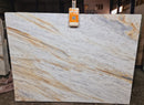 Dolce Vita White Bookmatching Marble Slabs Polished - Full Truckload one slab front view