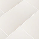 domino white glazed porcelain floor and wall tile msi collection NWHI1224 product shot multiple tiles angle view