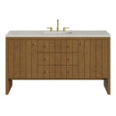 James Martin Hudson 60" Single Bathroom Vanity, Honey Oak