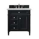James Martin Brittany 30" Single Bathroom Vanity, Black Onyx