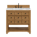 James Martin Malibu 36" Single Bathroom Vanity, Amber Birch