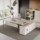 Selby · White L-Shaped Desk