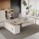 Selby · White L-Shaped Desk
