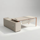 Selby · White L-Shaped Desk