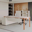 Selby · White L-Shaped Desk