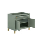 James Martin Chicago 36" Single Bathroom Vanity, Smokey Celadon