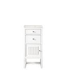 James Martin Athens 15" Base Cabinet, Glossy White