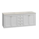 James Martin Chicago 72" Double Bathroom Vanity, Glossy White