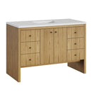 James Martin Hudson 48" Single Bathroom Vanity, Light Natural Oak