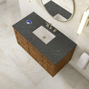 James Martin Laurent 48" Dual Mount Single Bathroom Vanity, Honey Oak