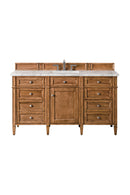 James Martin Brittany 60" Single Bathroom Vanity, Saddle Brown